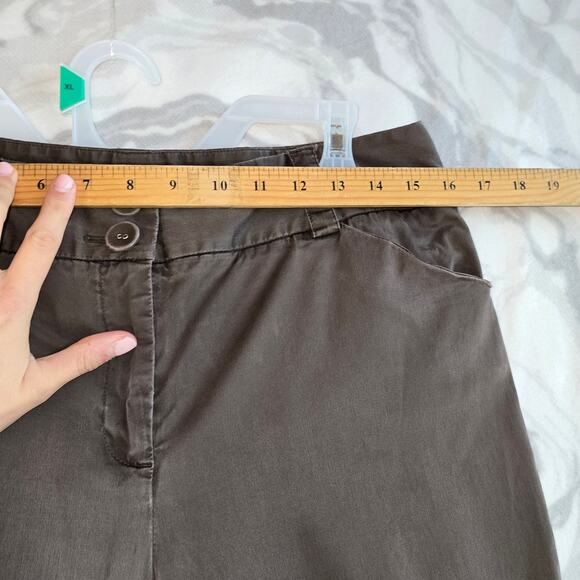 Talbots Stretch Brown Pants Straight Women's Size 10 - Picture 5 of 8